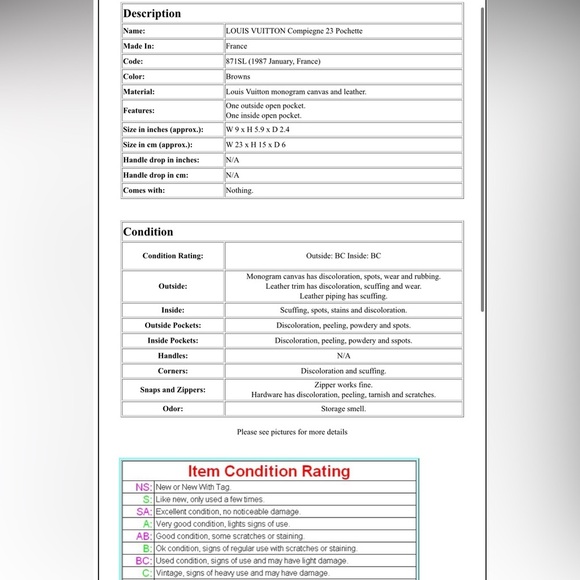 Louis Vuitton Monogram Toiletry Bag in Brown and Gold - Picture 13 of 13